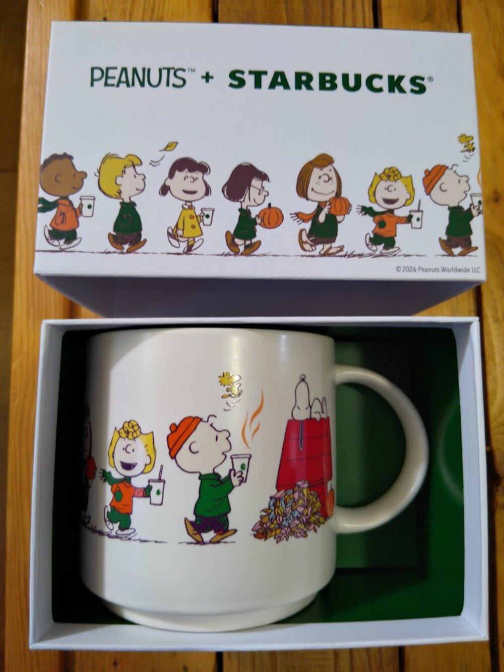 Starbucks Snoopy Peanuts Ceramic Mug